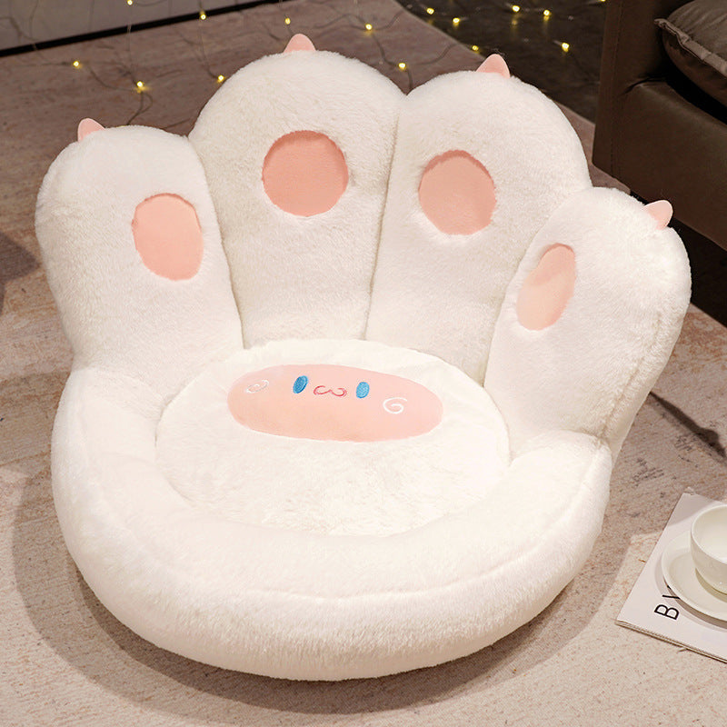 Soft And Cute Cat Paw Futon Thickened Semi-enclosed Cushion