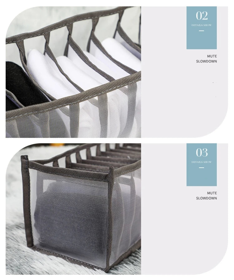 Foldable drawer home organization