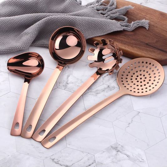 Cooking Utensils Rose Gold