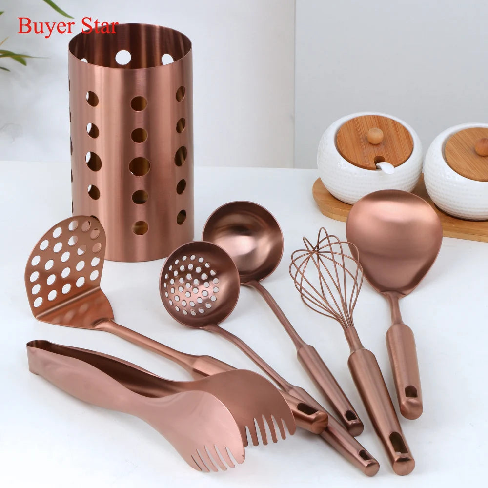 1PC Stainless Steel Kitchen Cookware Gold