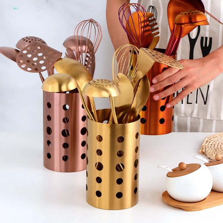 1PC Stainless Steel Kitchen Cookware Gold