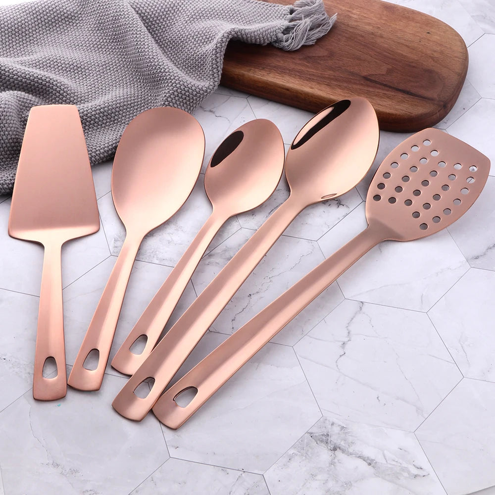 Cooking Utensils Rose Gold