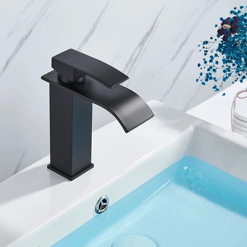 Bathroom Waterfall Basin Sink Faucet