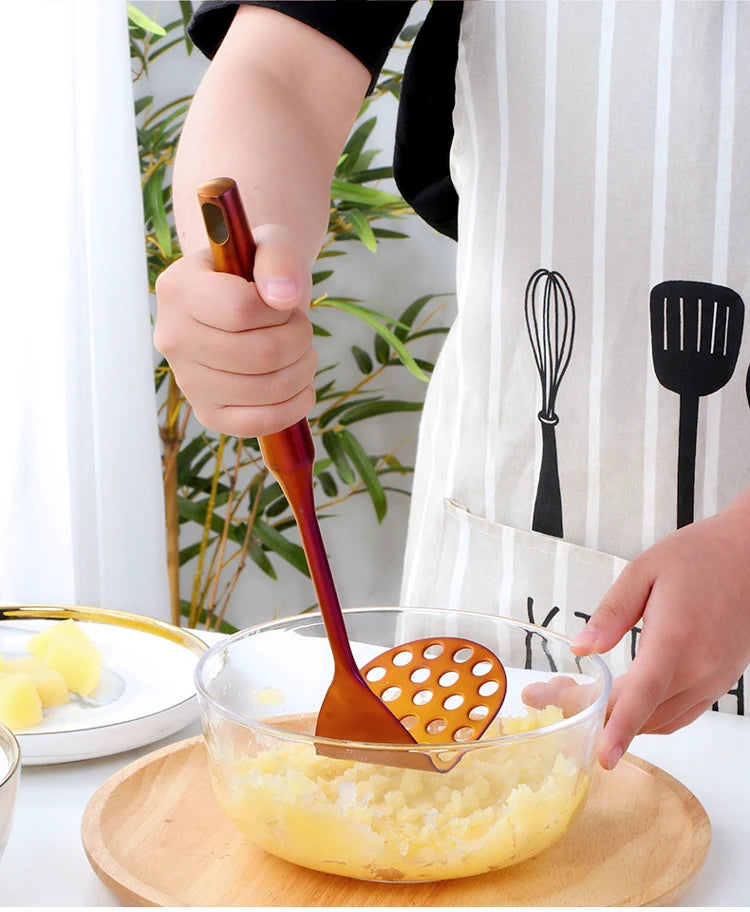 1PC Stainless Steel Kitchen Cookware Gold