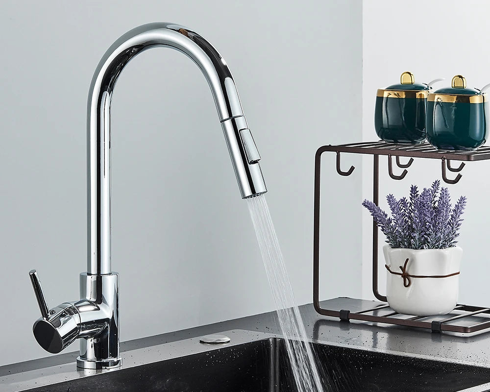 Brushed Gold Kitchen Faucet