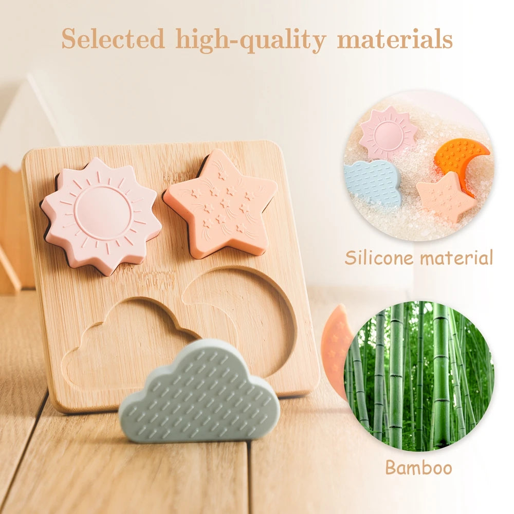 1 set Montessori Wooden Blocks