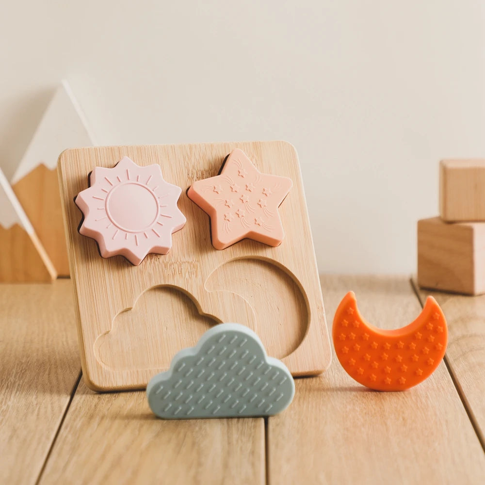 1 set Montessori Wooden Blocks