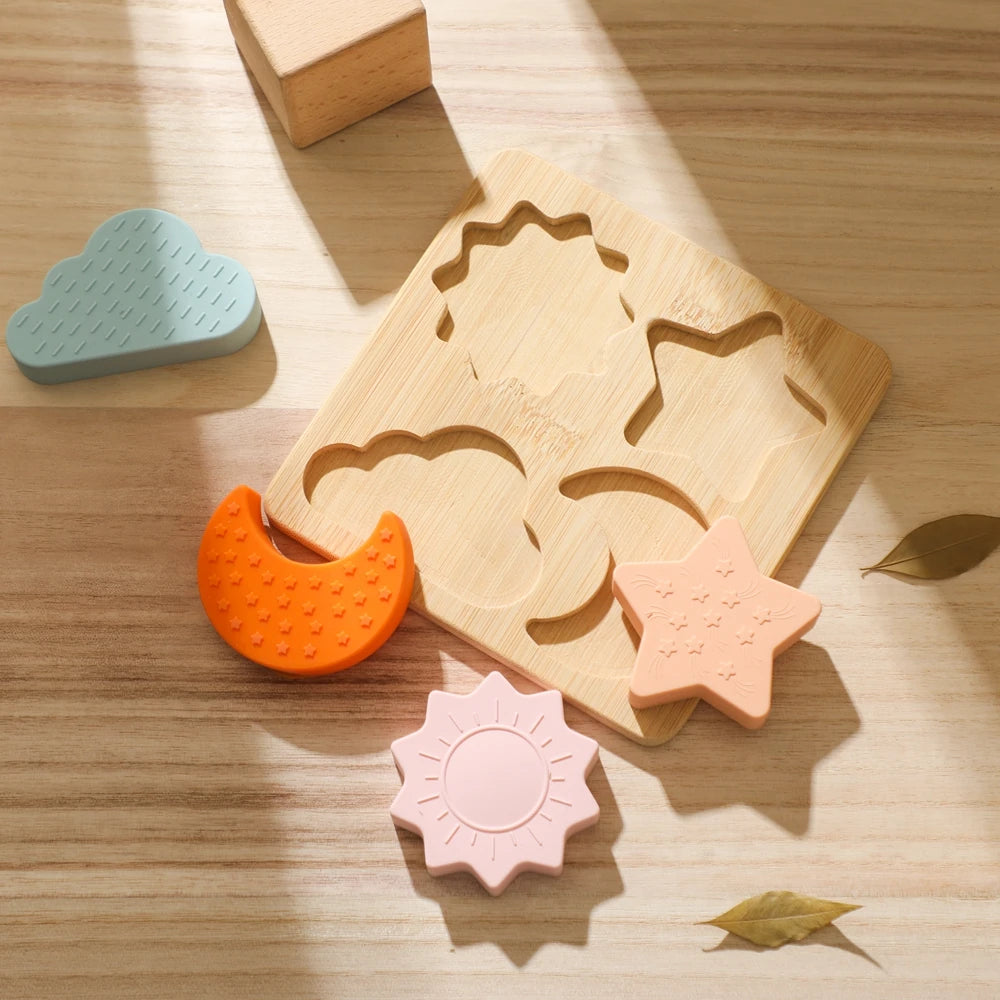 1 set Montessori Wooden Blocks