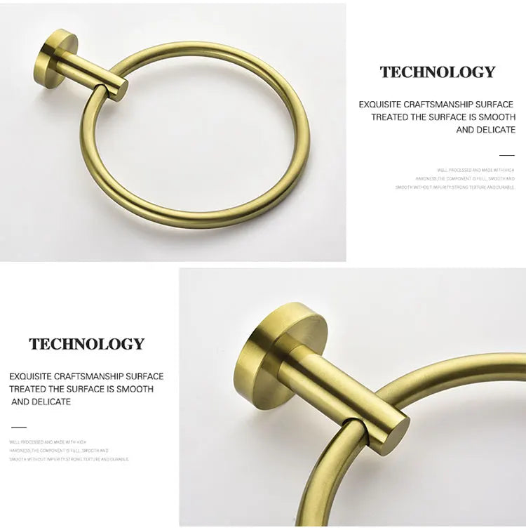 Brushed Gold Bathroom Accessories