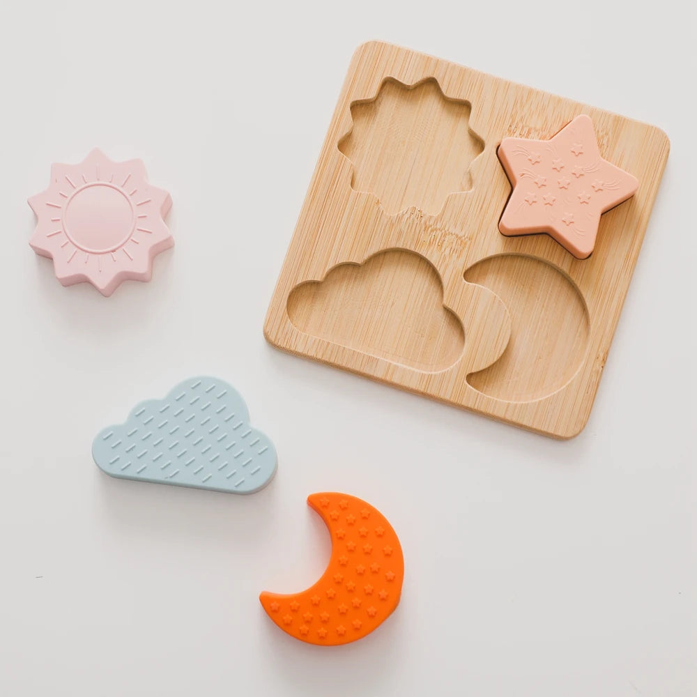 1 set Montessori Wooden Blocks