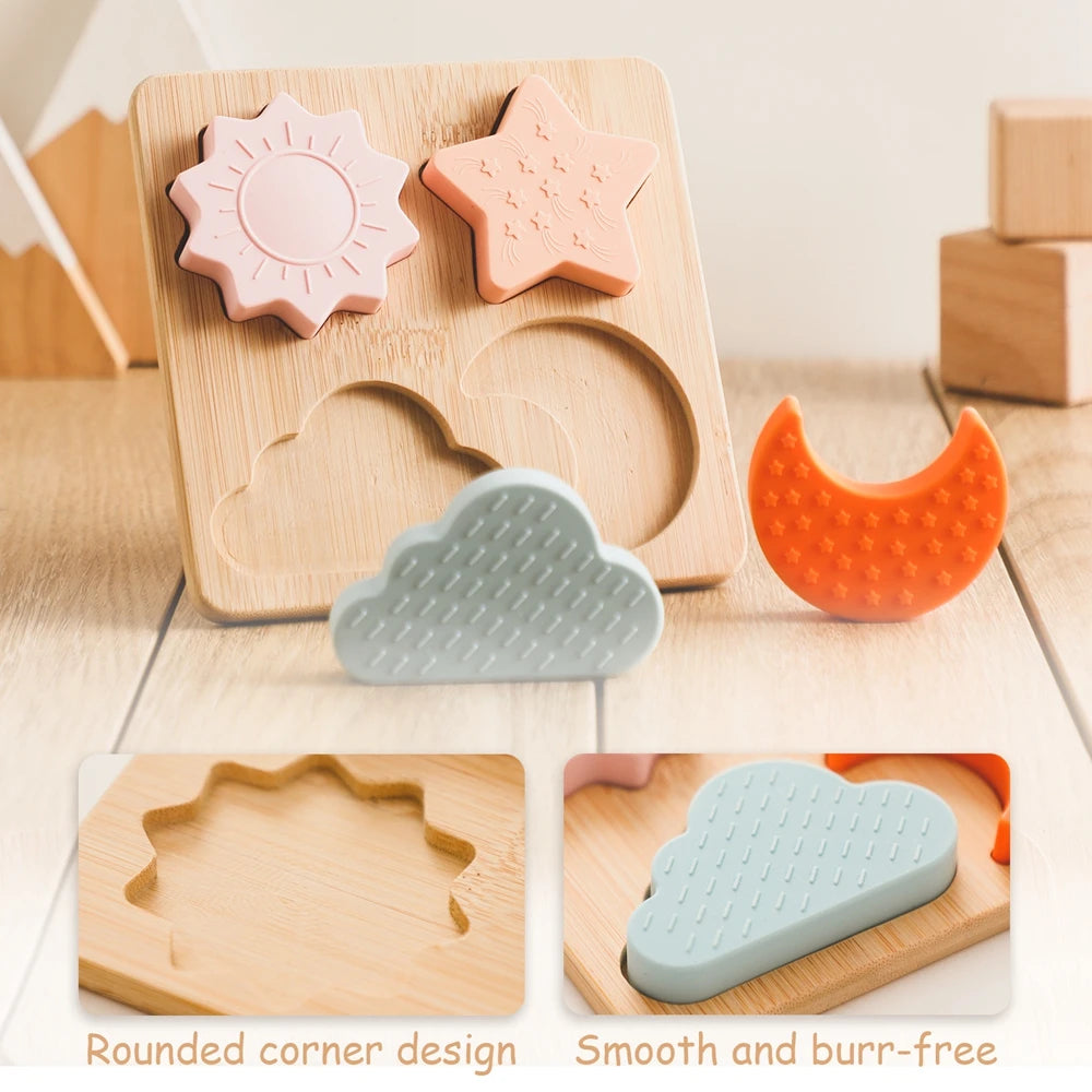 1 set Montessori Wooden Blocks
