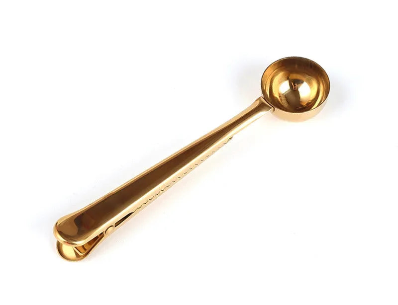 Two-in-one Coffee Spoon Sealing Clip