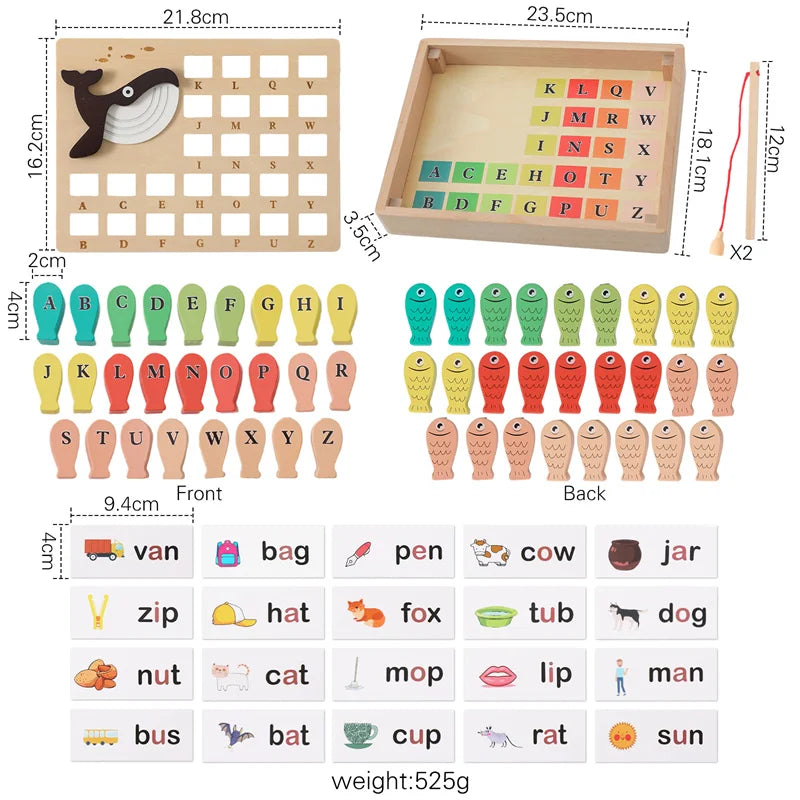 Baby Wooden Silicone Radish Theme Toy Box