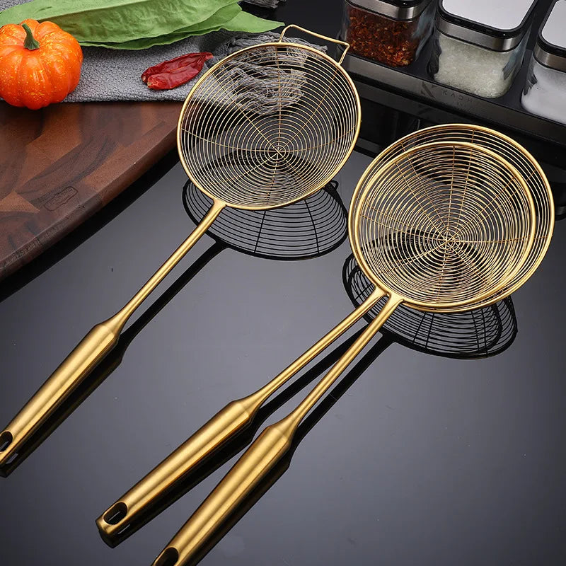 Golden Stainless Steel Skimmer
