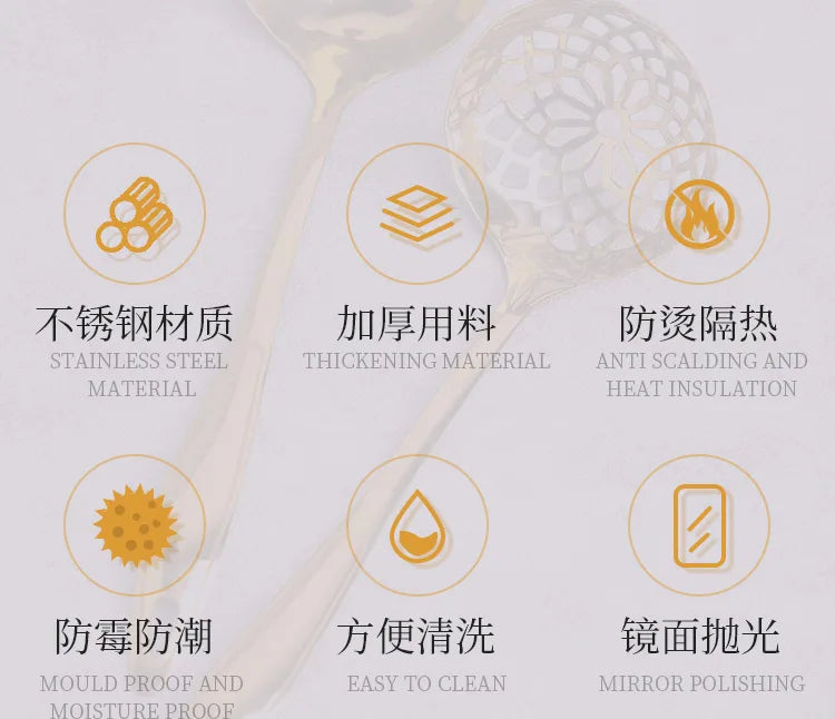 Long Handle Stainless Steel Soup Spoon