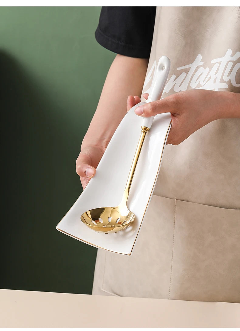 Nordic Gold Stainless Steel Spoon Chopsticks Holder