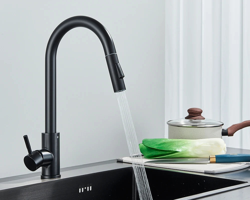 Brushed Gold Kitchen Faucet