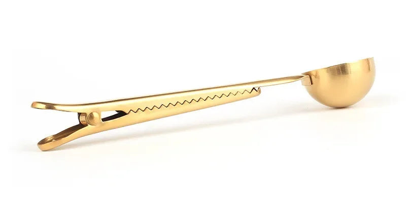 Two-in-one Coffee Spoon Sealing Clip