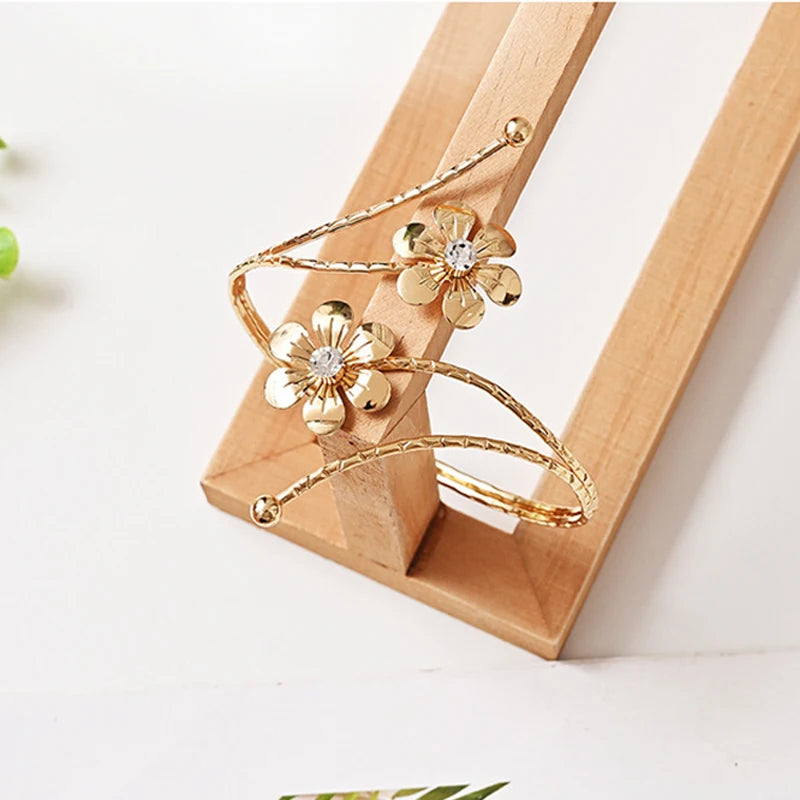 1PC Double flower curtain clip
