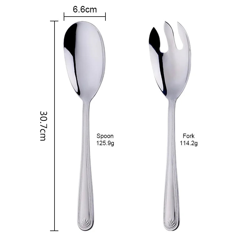 Big Salad Spoon Fork Set