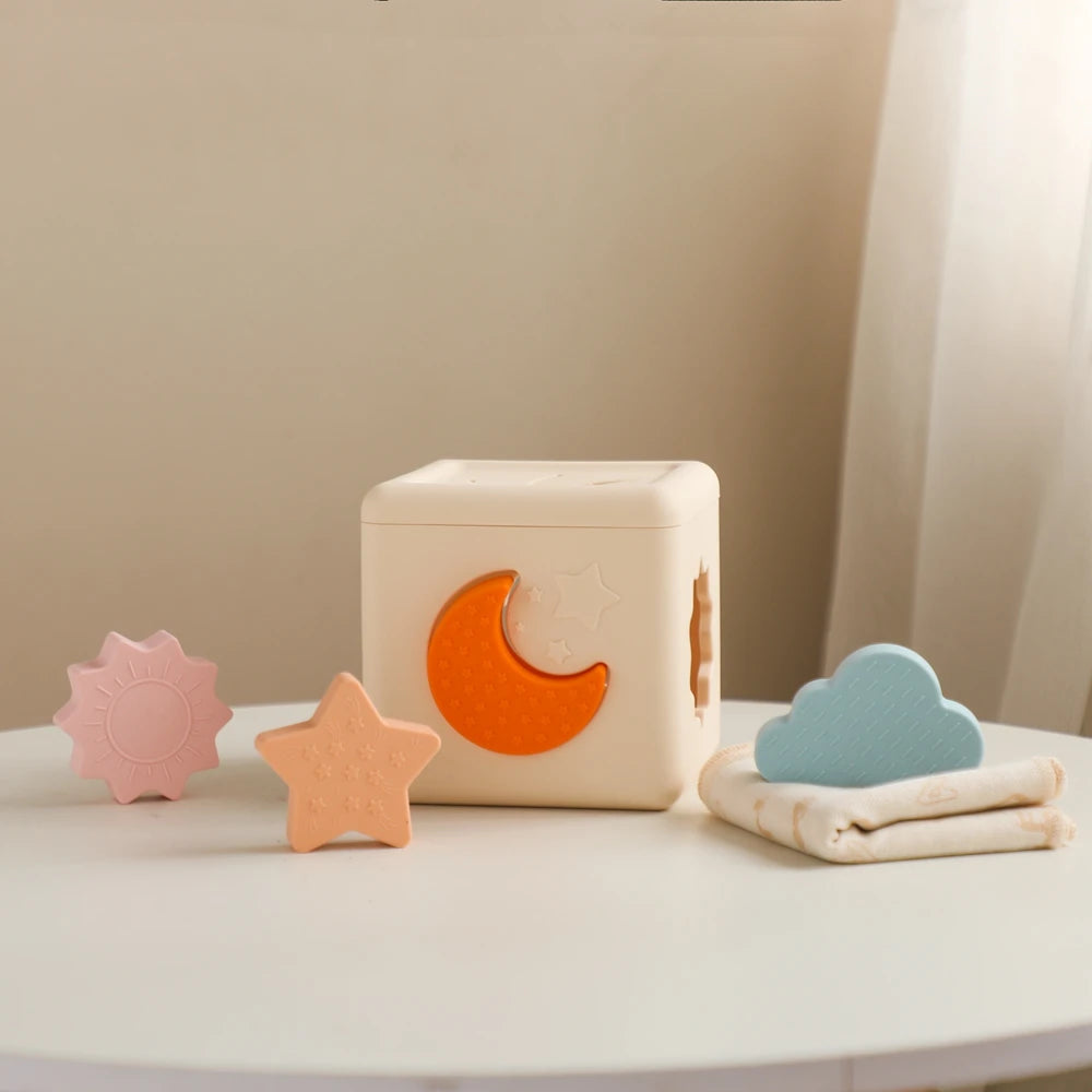 Montessori  Silicone Baby Toys Drawer Box