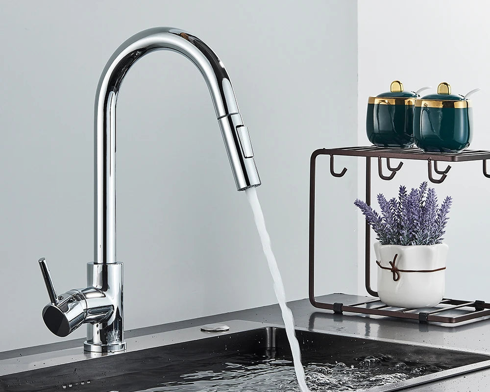 Brushed Gold Kitchen Faucet