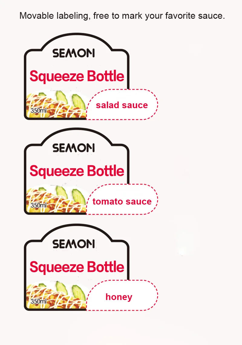 5 Hole Squeeze Bottles