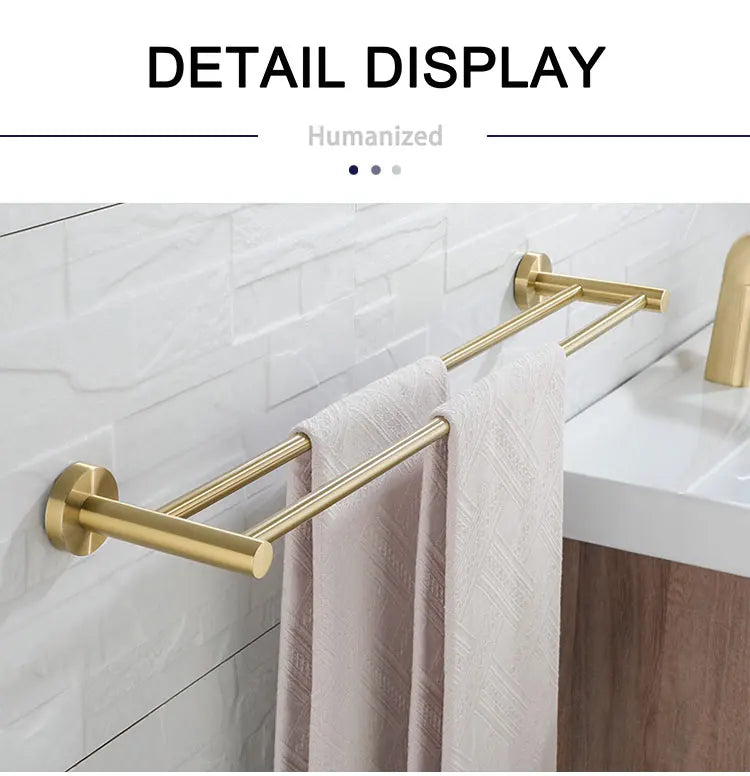Brushed Gold Bathroom Accessories