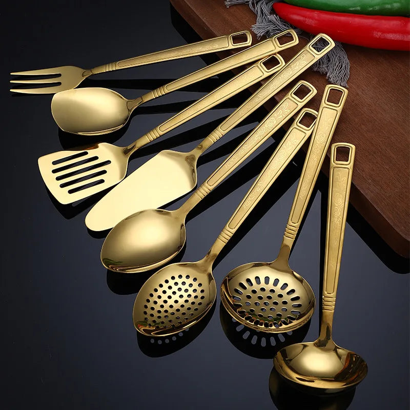 Gold Cooking Utensils