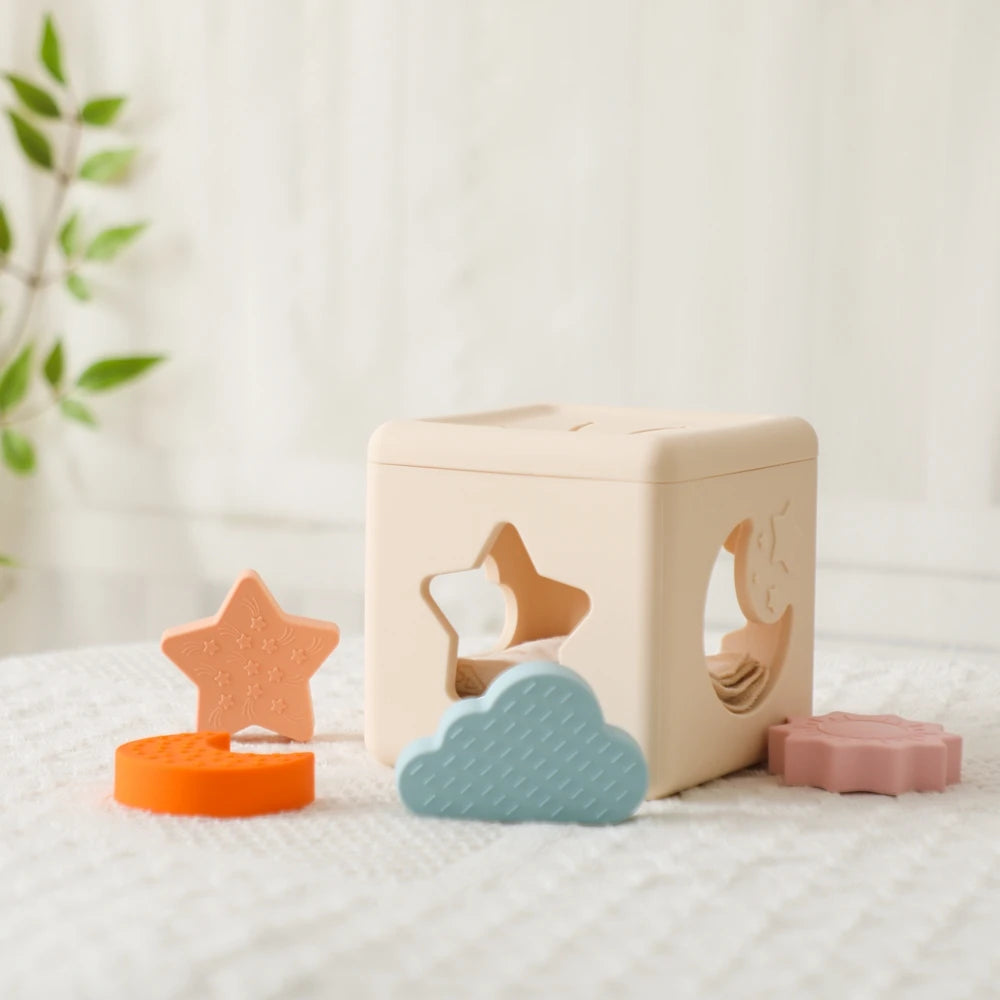 Montessori  Silicone Baby Toys Drawer Box