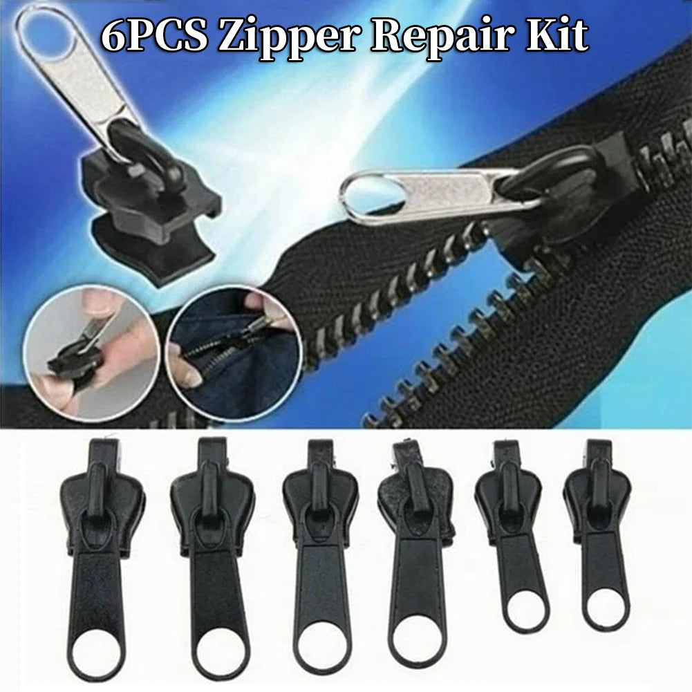 6pcs Instant Zipper Fix Repair Kit