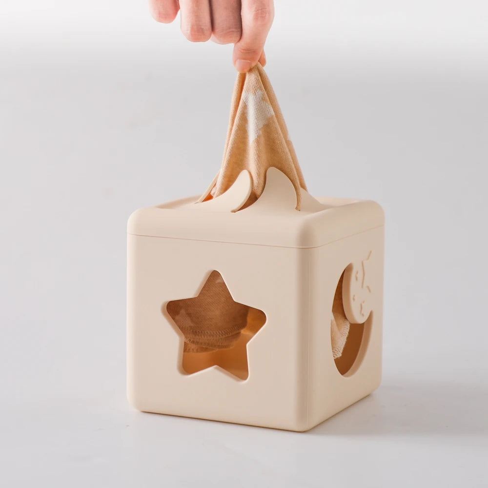 Montessori  Silicone Baby Toys Drawer Box