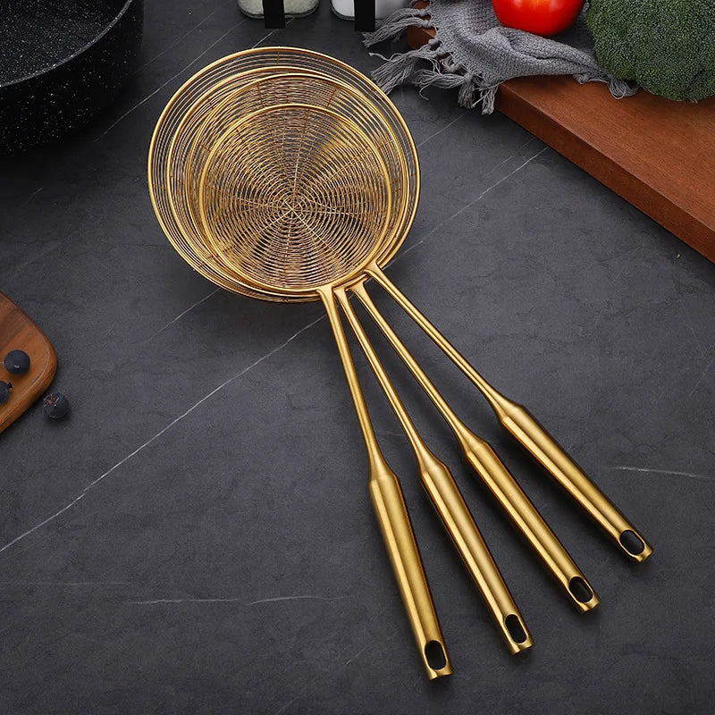 Golden Stainless Steel Skimmer
