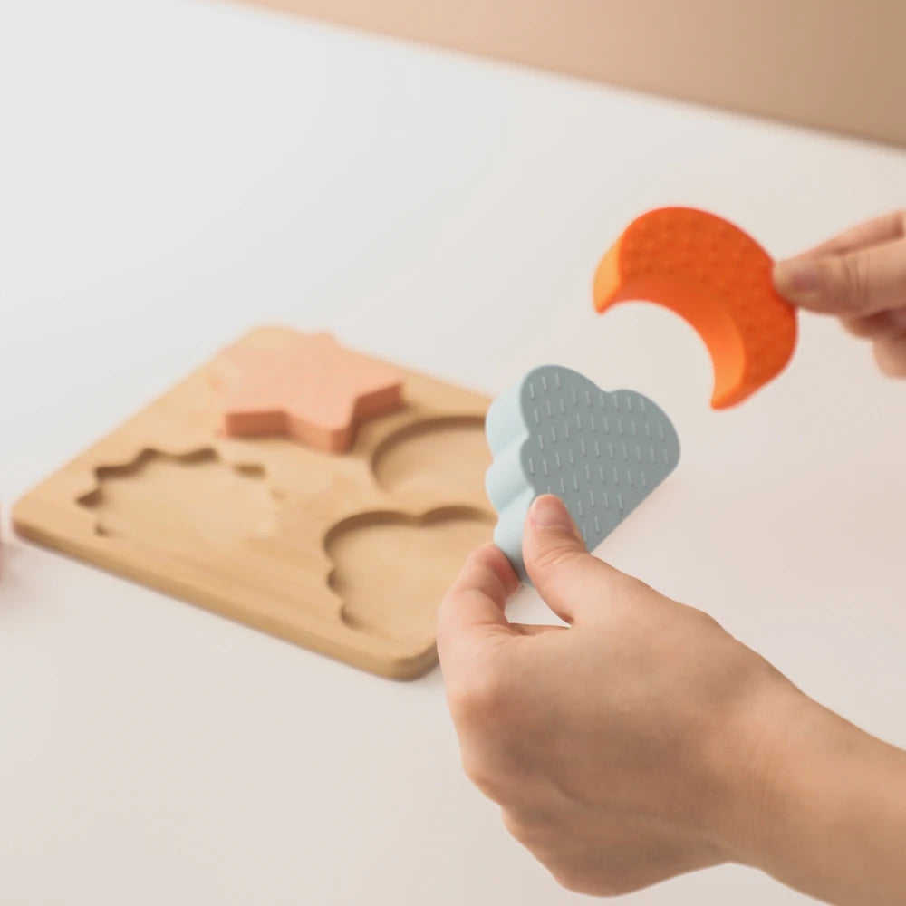 1 set Montessori Wooden Blocks