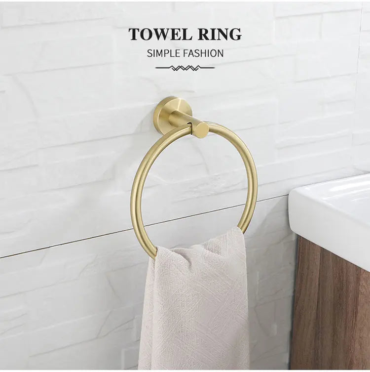 Brushed Gold Bathroom Accessories