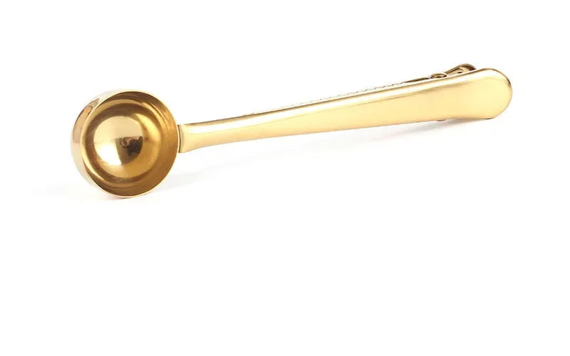 Two-in-one Coffee Spoon Sealing Clip
