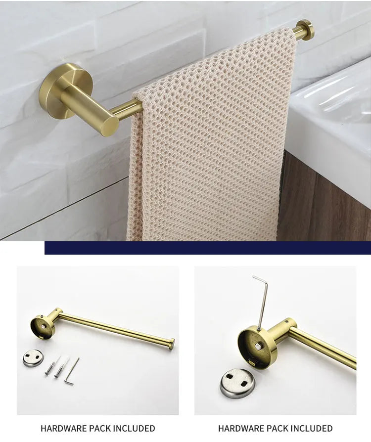 Brushed Gold Bathroom Accessories