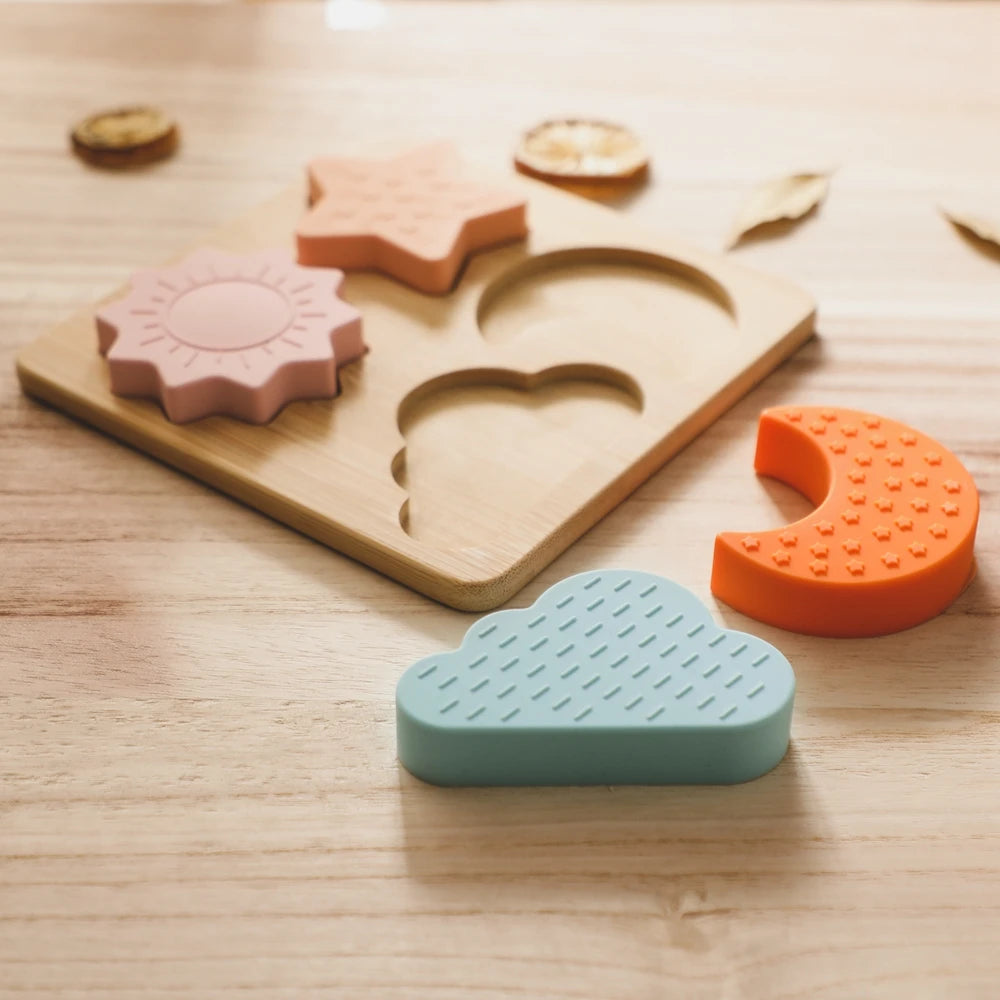 1 set Montessori Wooden Blocks
