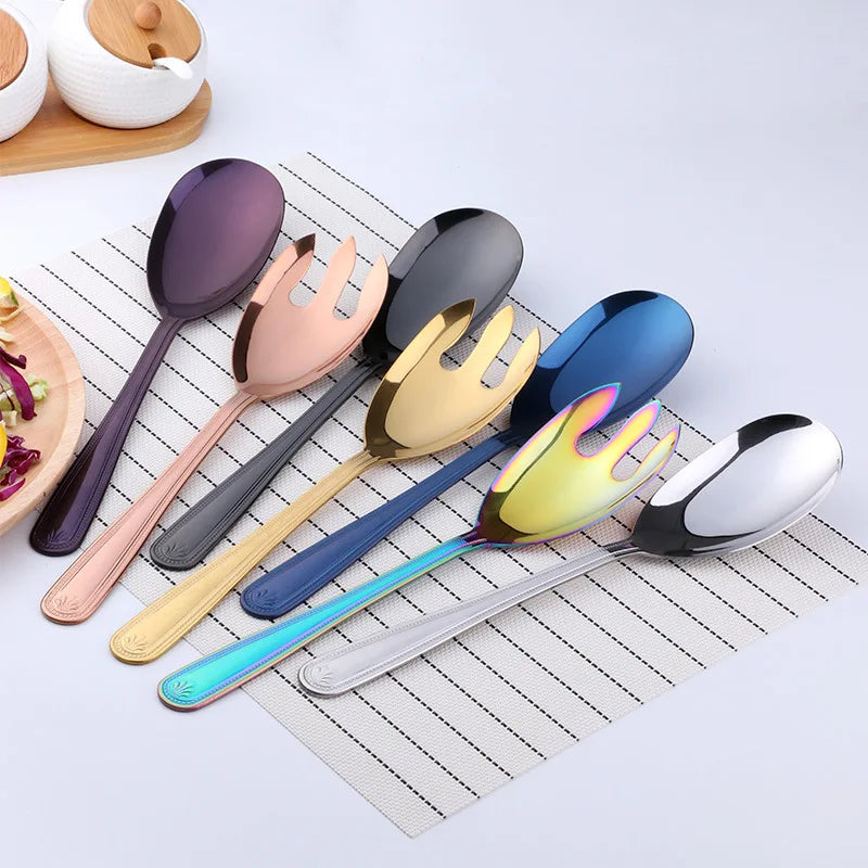 Big Salad Spoon Fork Set