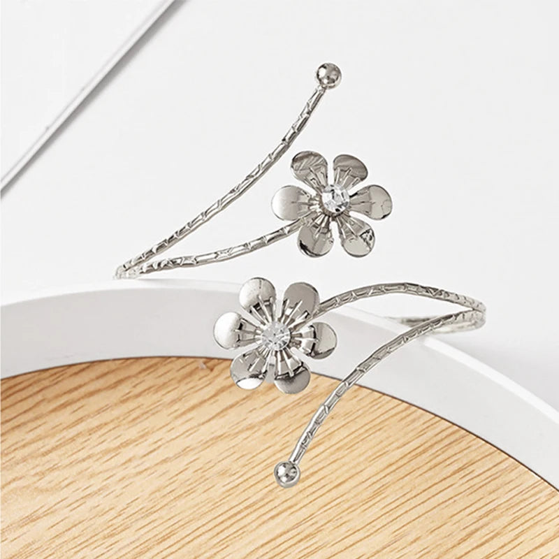 1PC Double flower curtain clip