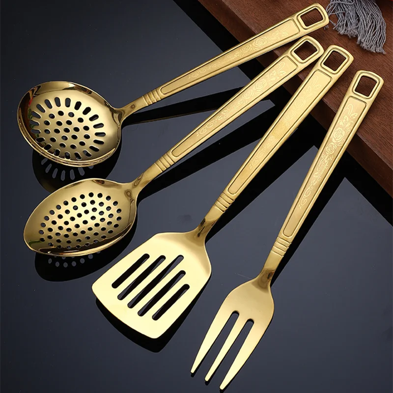 Gold Cooking Utensils