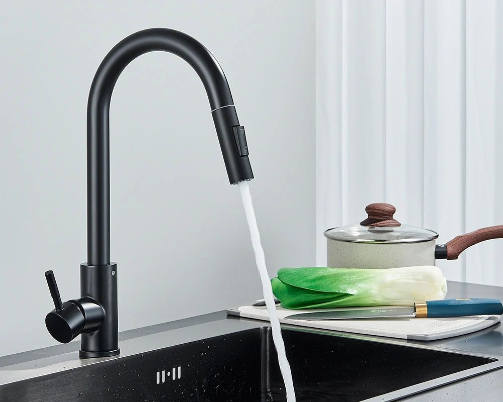 Brushed Gold Kitchen Faucet