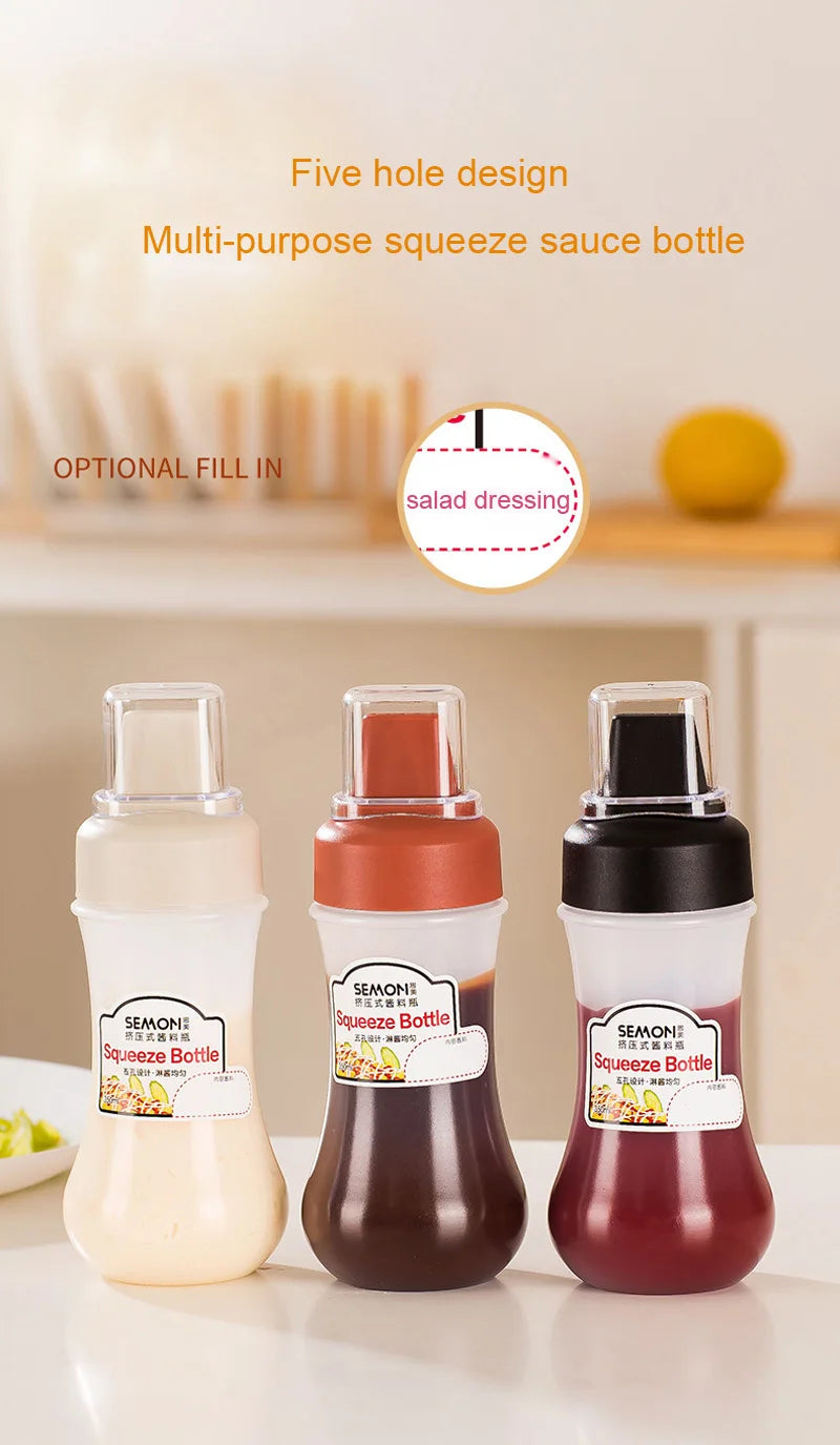 5 Hole Squeeze Bottles