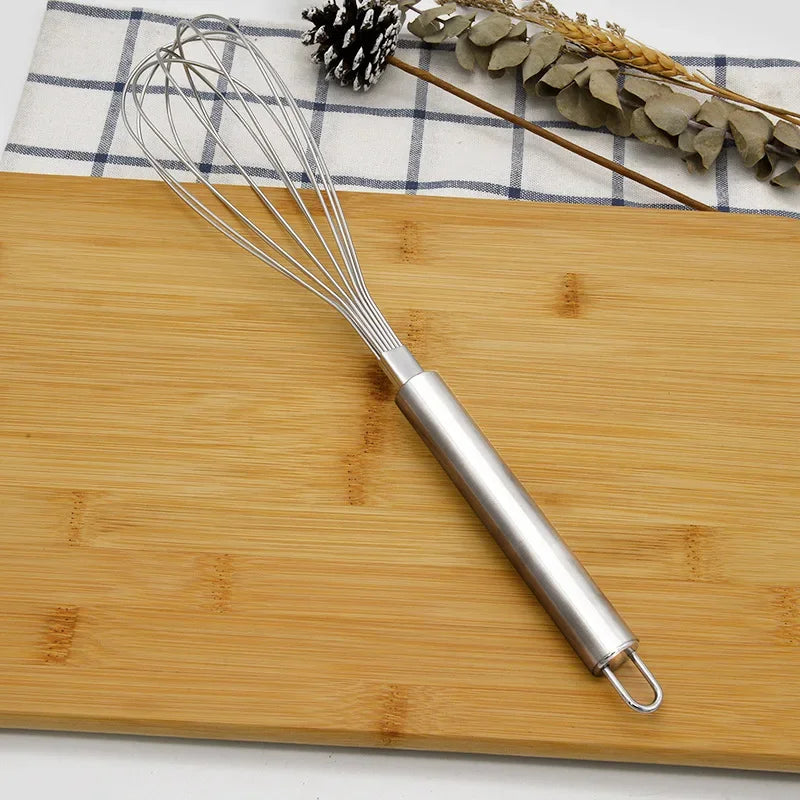 1Pcs Gold Stainless Steel Egg Beater