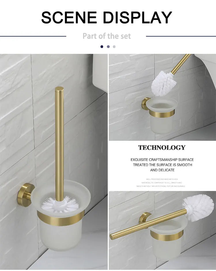 Brushed Gold Bathroom Accessories