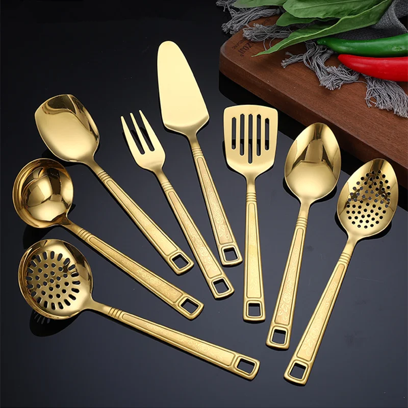 Gold Cooking Utensils