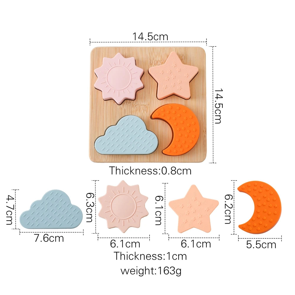 1 set Montessori Wooden Blocks