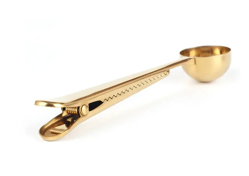 Two-in-one Coffee Spoon Sealing Clip