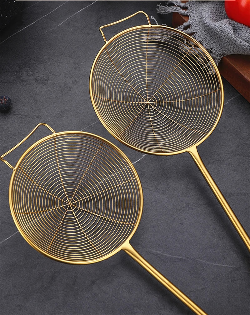 Golden Stainless Steel Skimmer