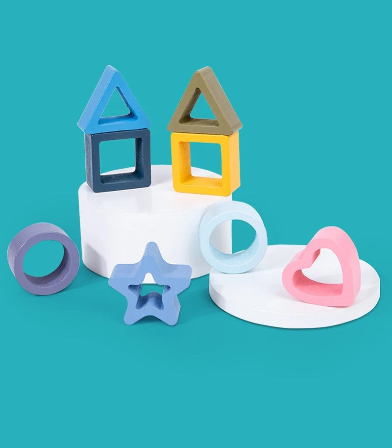 Montessori Silicone Puzzles Geometric Shape
